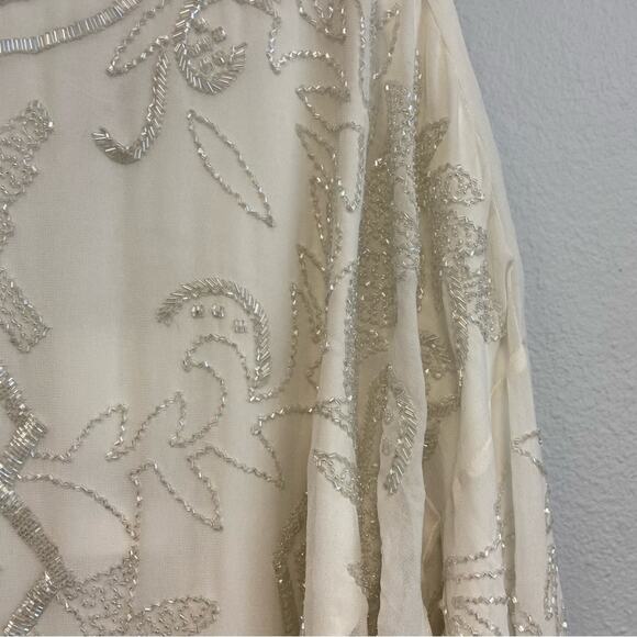 New Zara Beaded Embroidered Maxi Dress Limited edition Blogger Fave Size M-L - Picture 5 of 15